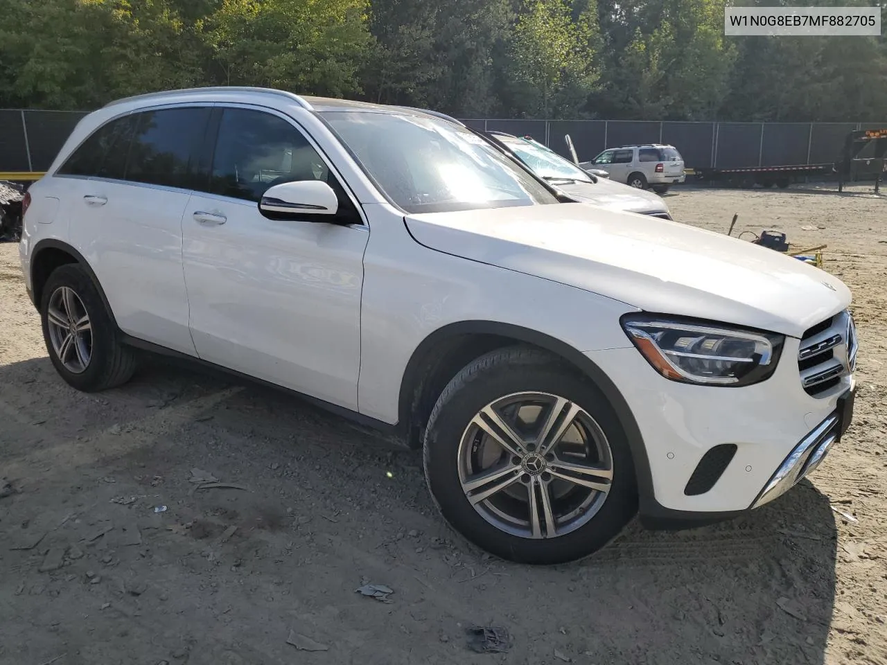 2021 Mercedes-Benz Glc 300 4Matic VIN: W1N0G8EB7MF882705 Lot: 71381634