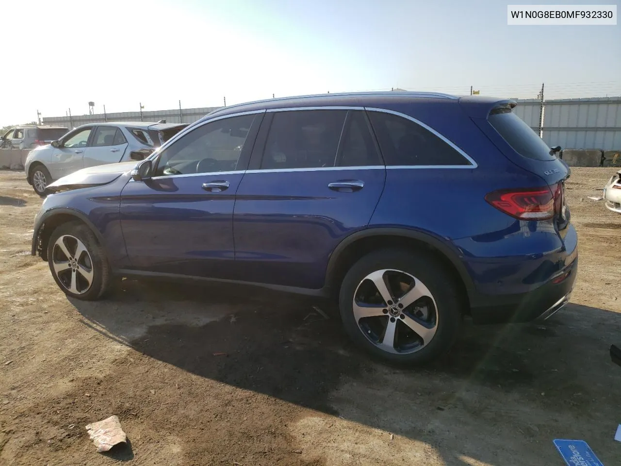 2021 Mercedes-Benz Glc 300 4Matic VIN: W1N0G8EB0MF932330 Lot: 71637304