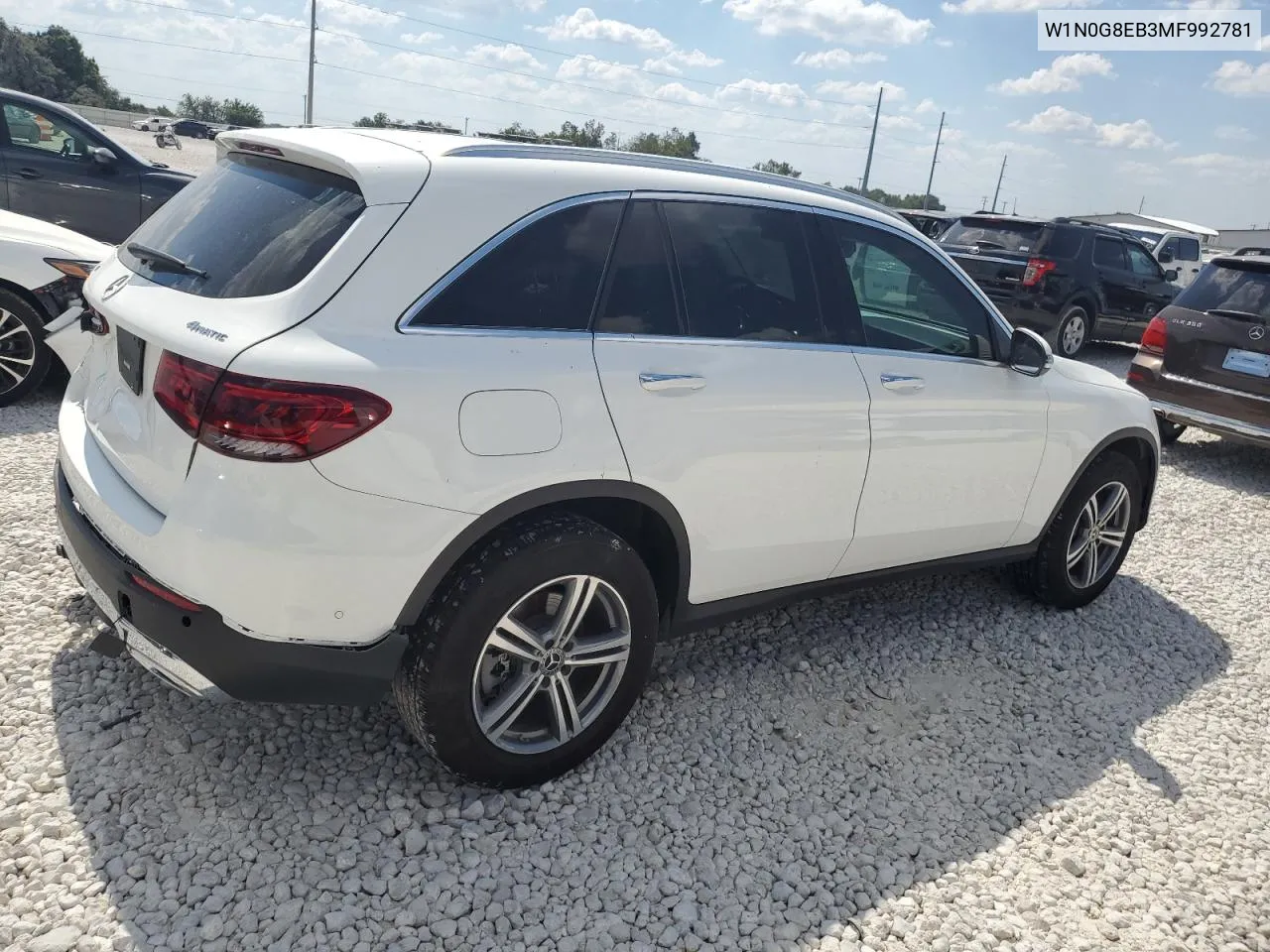 2021 Mercedes-Benz Glc 300 4Matic VIN: W1N0G8EB3MF992781 Lot: 71673424