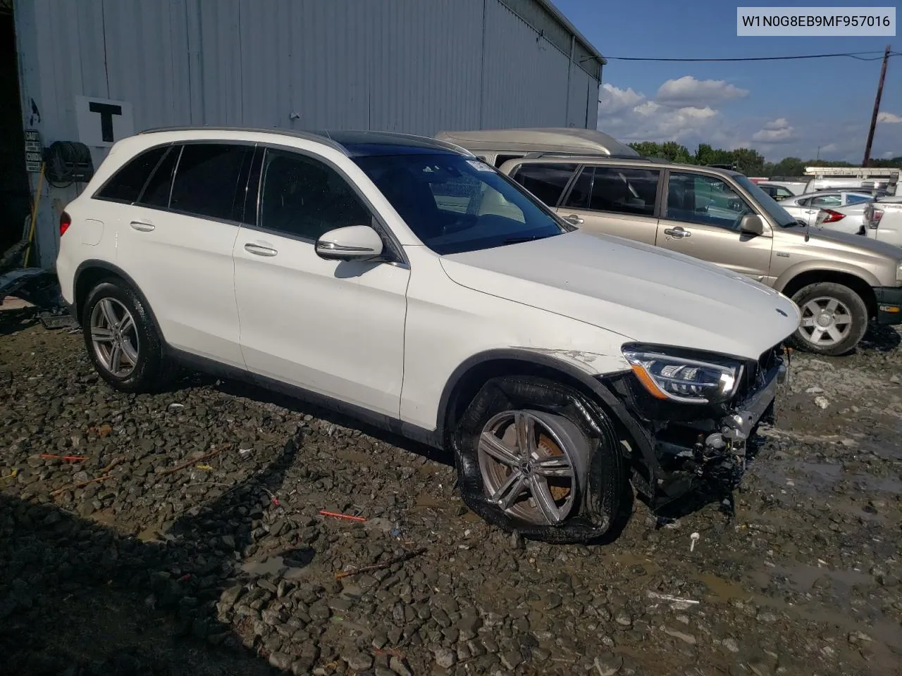 2021 Mercedes-Benz Glc 300 4Matic VIN: W1N0G8EB9MF957016 Lot: 72341764