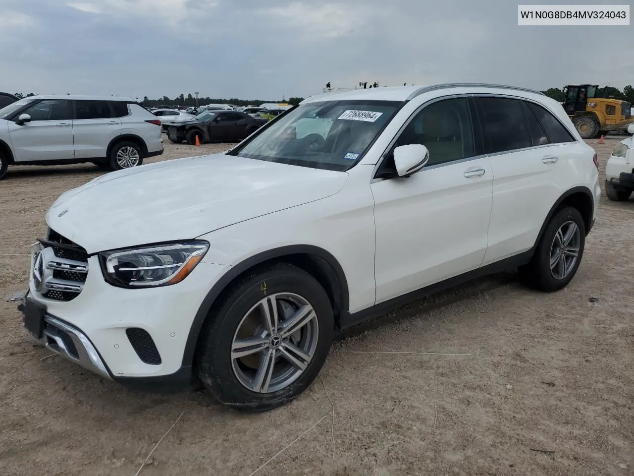 2021 Mercedes-Benz Glc 300 VIN: W1N0G8DB4MV324043 Lot: 72688964