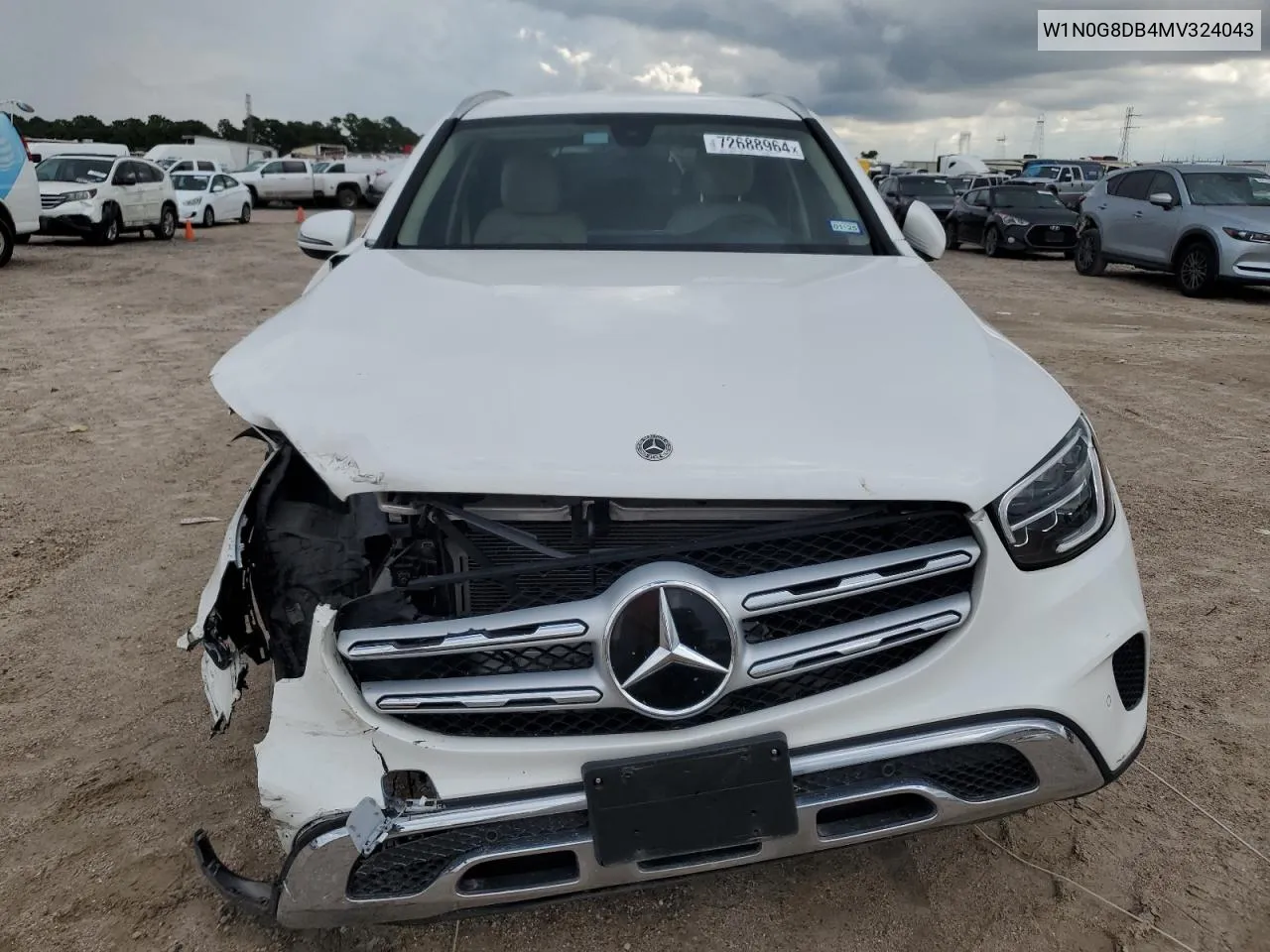 2021 Mercedes-Benz Glc 300 VIN: W1N0G8DB4MV324043 Lot: 72688964