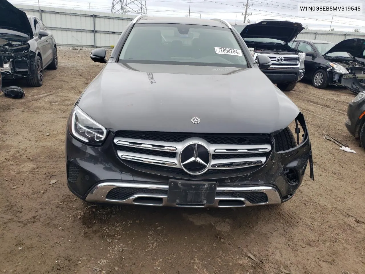 2021 Mercedes-Benz Glc 300 4Matic VIN: W1N0G8EB5MV319545 Lot: 72890204