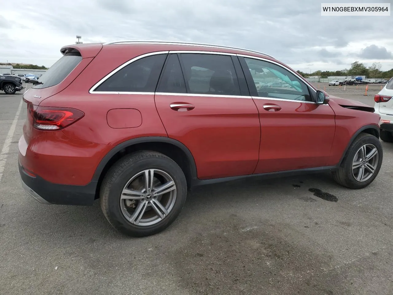 2021 Mercedes-Benz Glc 300 4Matic VIN: W1N0G8EBXMV305964 Lot: 73095184