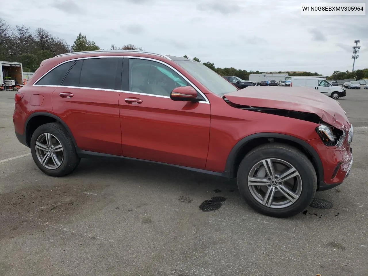 2021 Mercedes-Benz Glc 300 4Matic VIN: W1N0G8EBXMV305964 Lot: 73095184