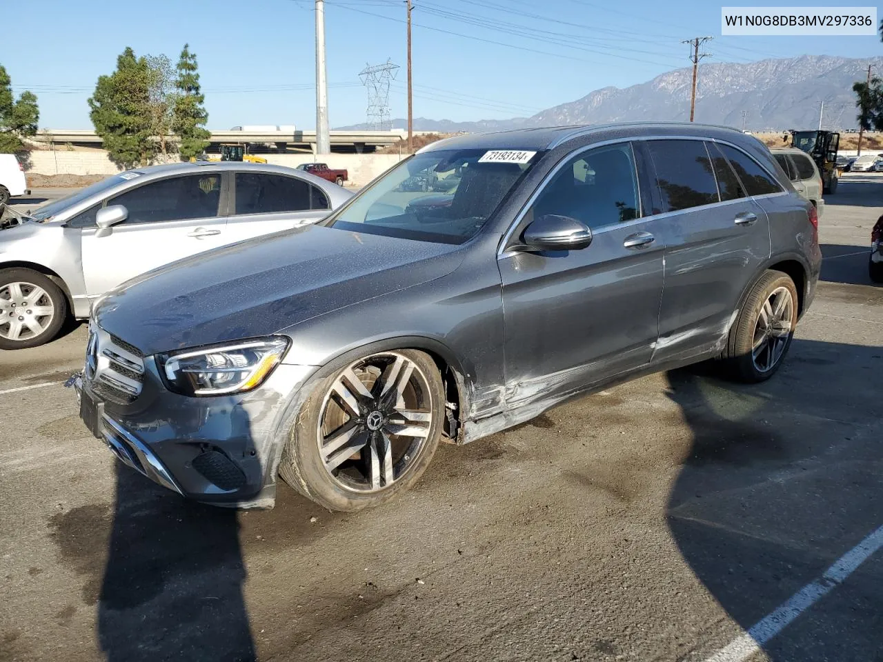 2021 Mercedes-Benz Glc 300 VIN: W1N0G8DB3MV297336 Lot: 73193134