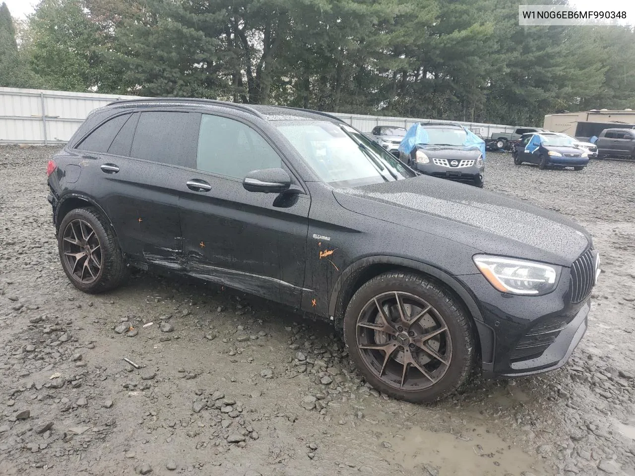 2021 Mercedes-Benz Glc 43 4Matic Amg VIN: W1N0G6EB6MF990348 Lot: 73363074