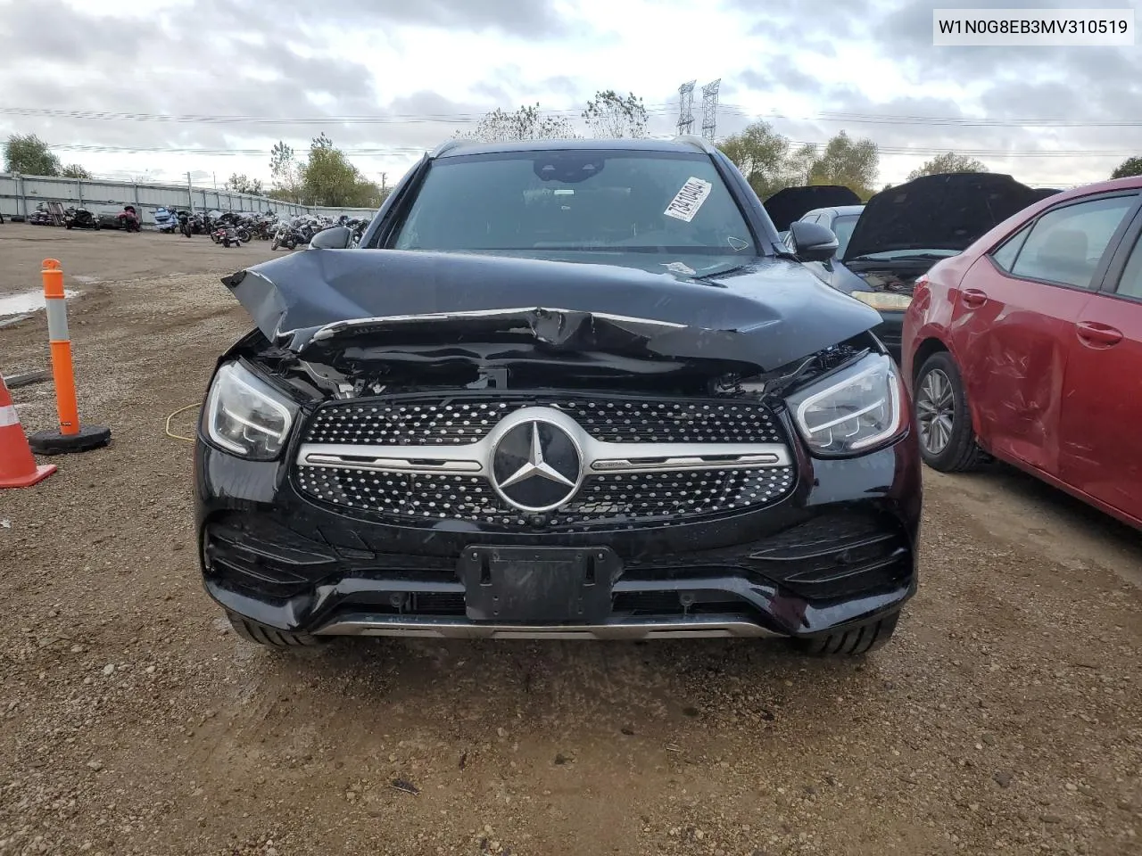 2021 Mercedes-Benz Glc 300 4Matic VIN: W1N0G8EB3MV310519 Lot: 73410404