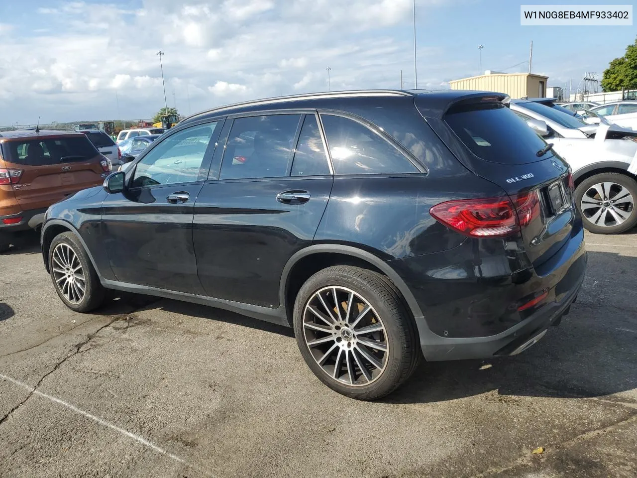 2021 Mercedes-Benz Glc 300 4Matic VIN: W1N0G8EB4MF933402 Lot: 73557834