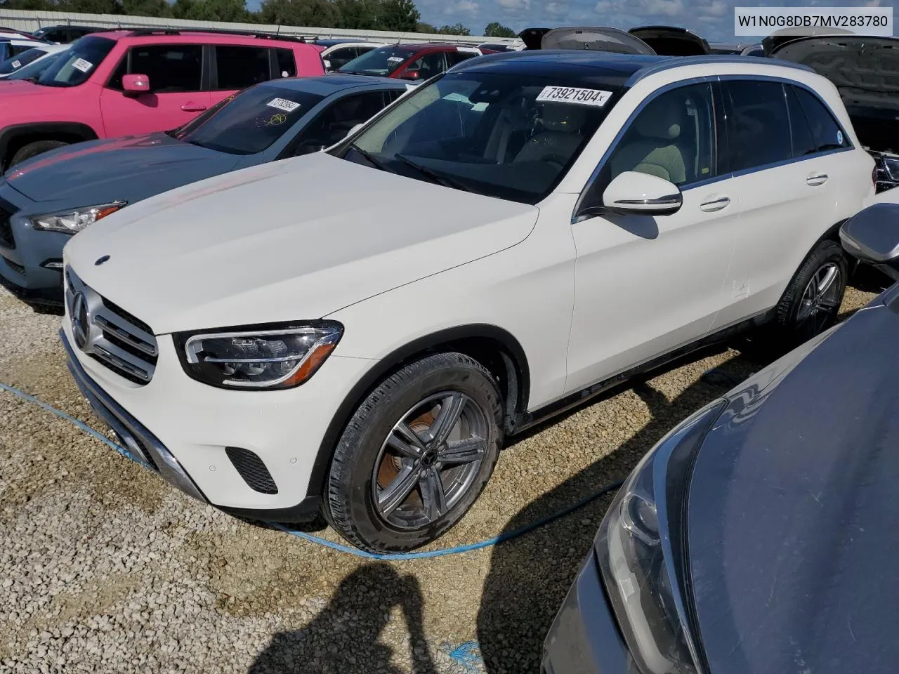 2021 Mercedes-Benz Glc 300 VIN: W1N0G8DB7MV283780 Lot: 73921504