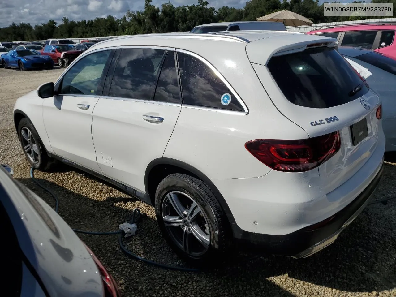 2021 Mercedes-Benz Glc 300 VIN: W1N0G8DB7MV283780 Lot: 73921504