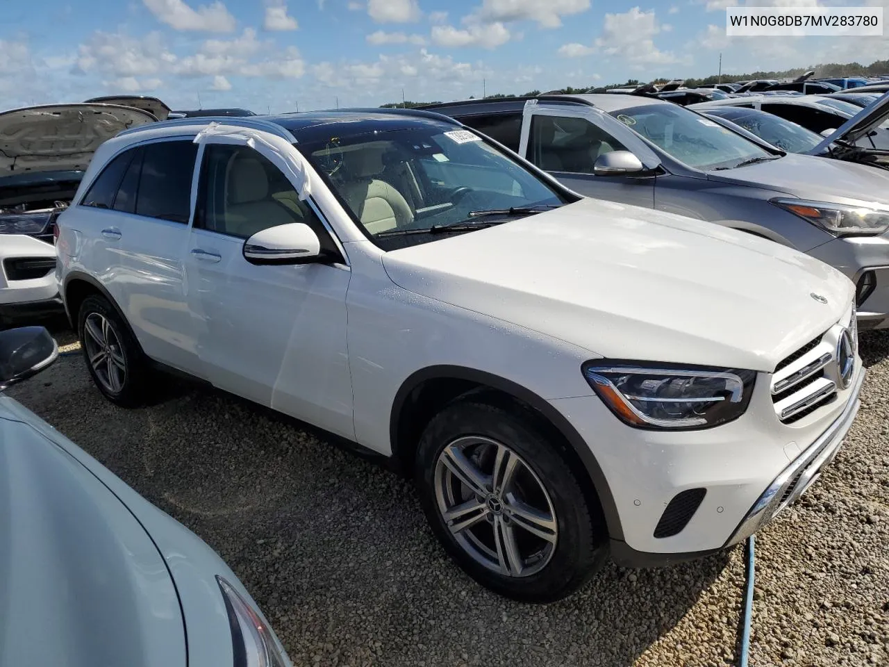 2021 Mercedes-Benz Glc 300 VIN: W1N0G8DB7MV283780 Lot: 73921504