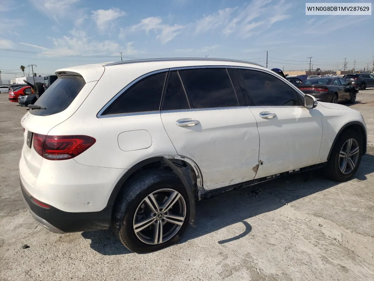 2021 Mercedes-Benz Glc 300 VIN: W1N0G8DB1MV287629 Lot: 74743454