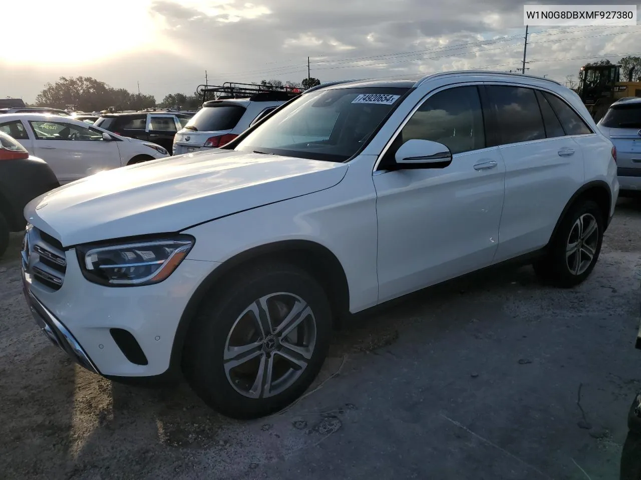 2021 Mercedes-Benz Glc 300 VIN: W1N0G8DBXMF927380 Lot: 74920654