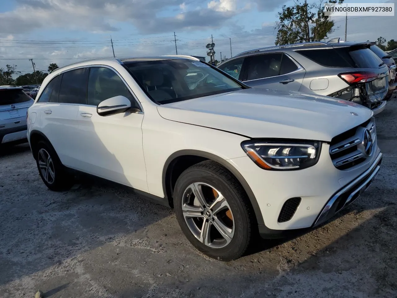 2021 Mercedes-Benz Glc 300 VIN: W1N0G8DBXMF927380 Lot: 74920654