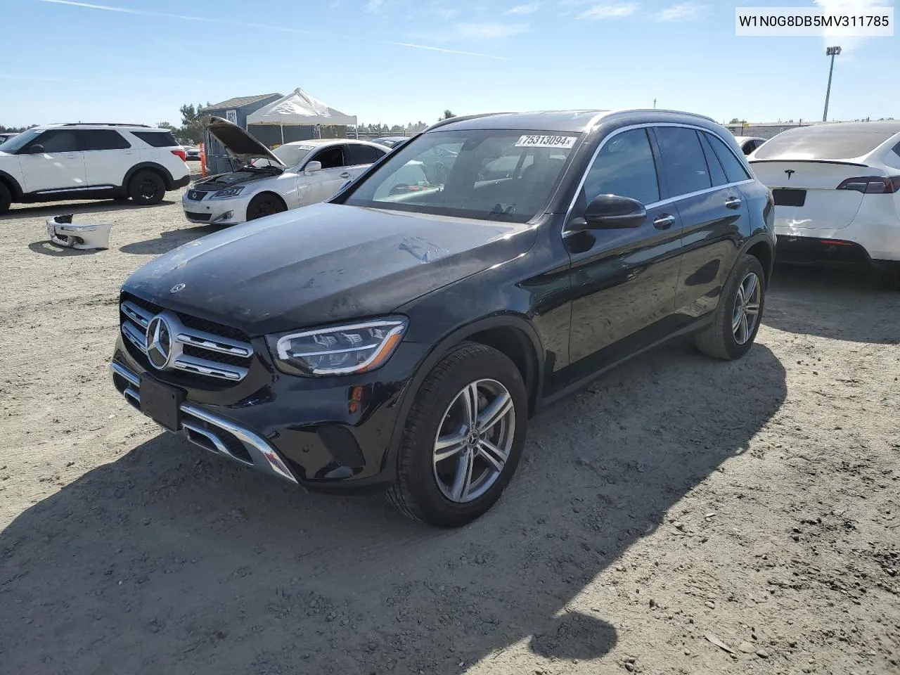 2021 Mercedes-Benz Glc 300 VIN: W1N0G8DB5MV311785 Lot: 75313094