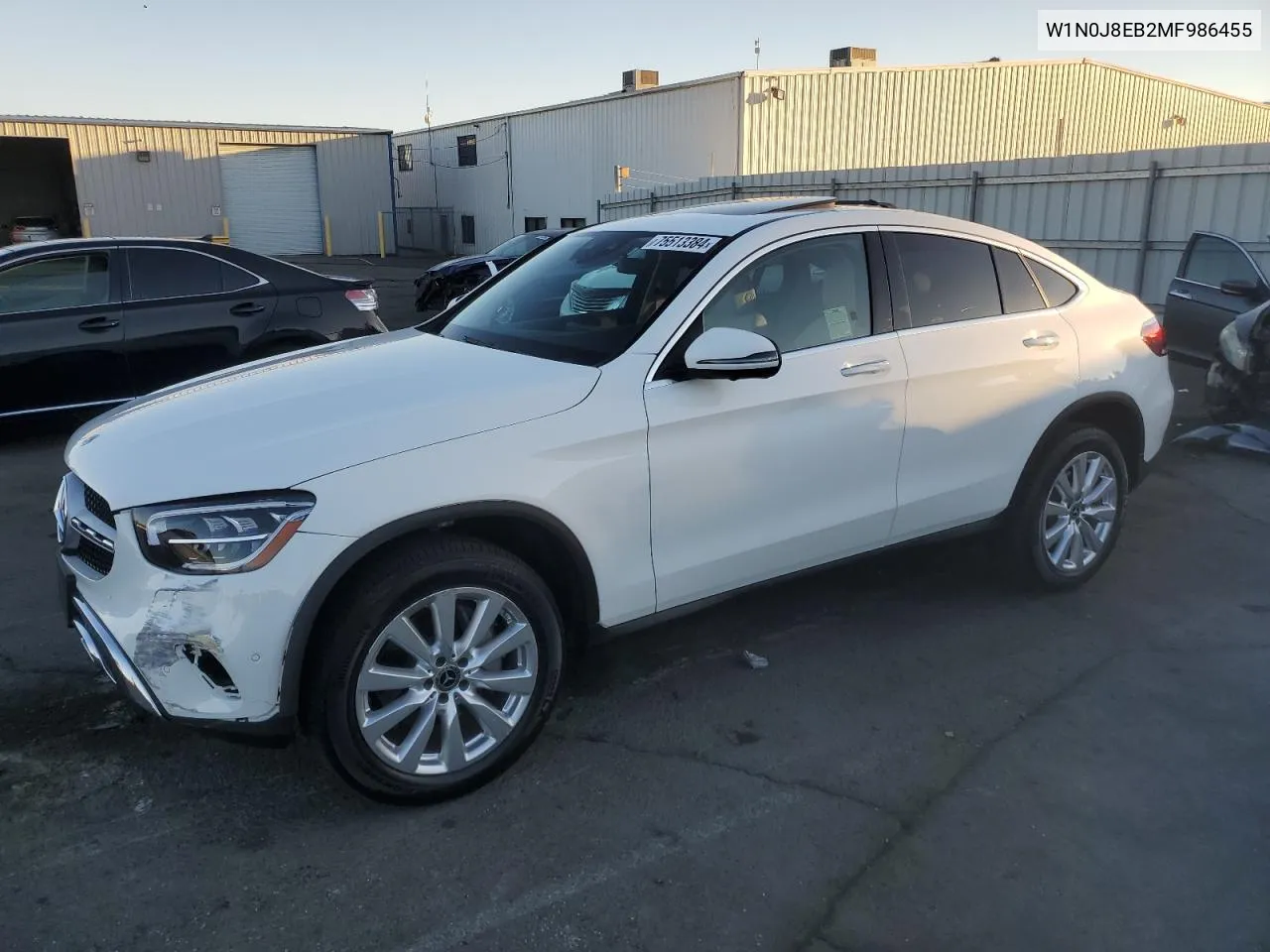 2021 Mercedes-Benz Glc Coupe 300 4Matic VIN: W1N0J8EB2MF986455 Lot: 75513384