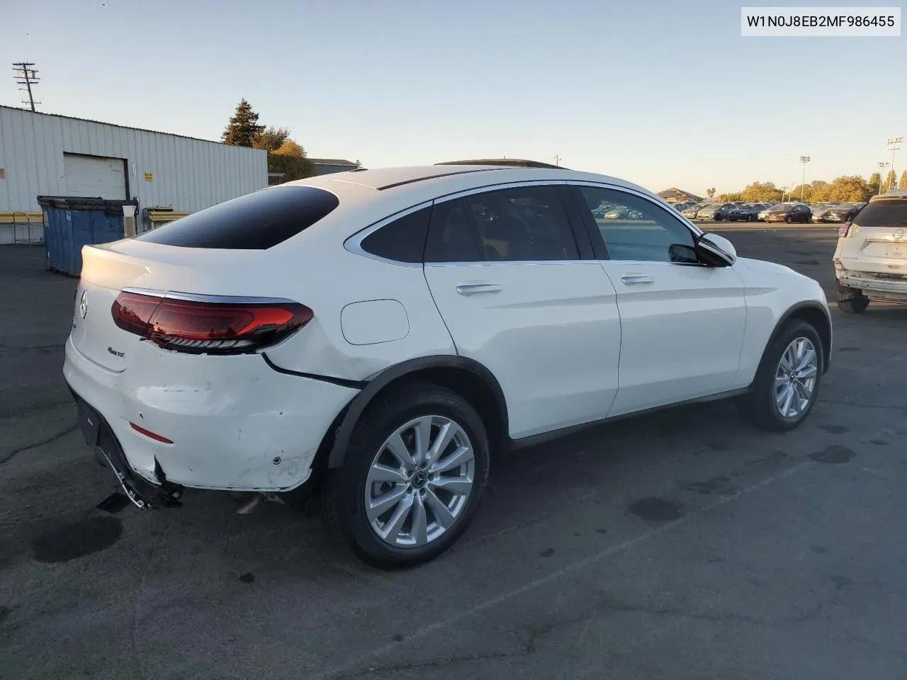 2021 Mercedes-Benz Glc Coupe 300 4Matic VIN: W1N0J8EB2MF986455 Lot: 75513384