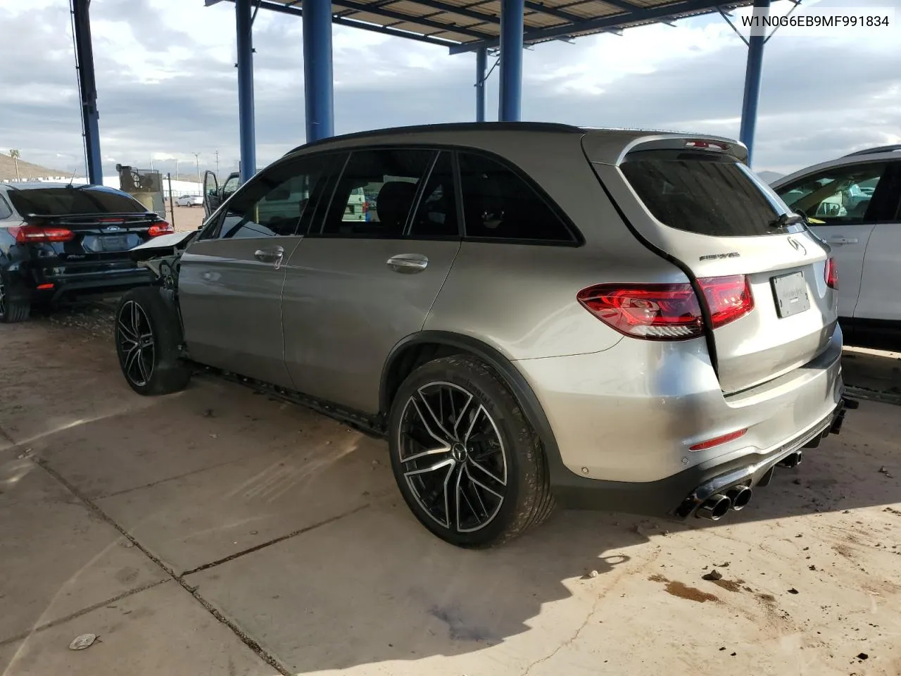 2021 Mercedes-Benz Glc 43 4Matic Amg VIN: W1N0G6EB9MF991834 Lot: 76403474