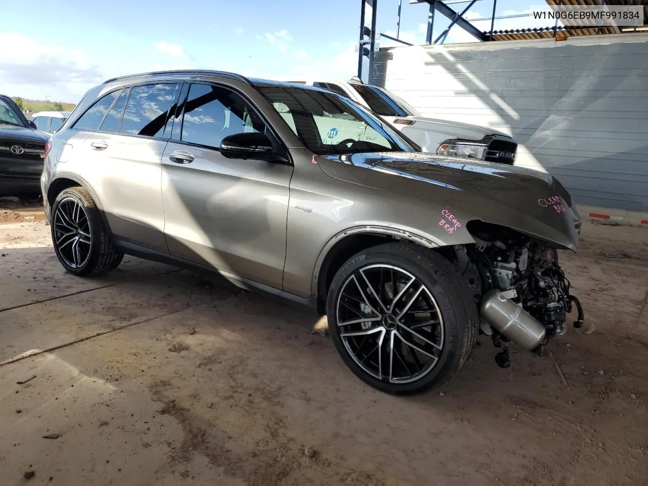 2021 Mercedes-Benz Glc 43 4Matic Amg VIN: W1N0G6EB9MF991834 Lot: 76403474