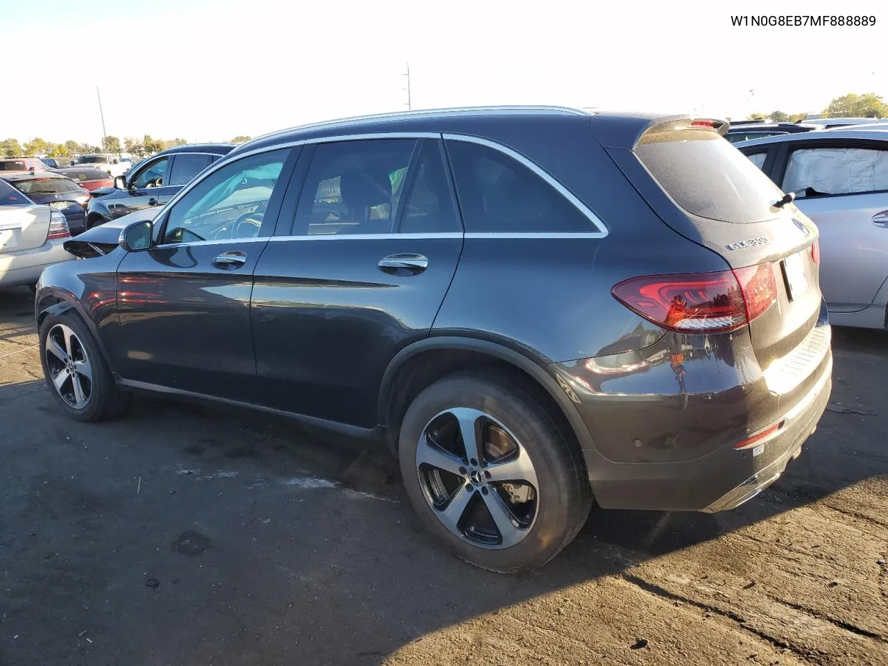 2021 Mercedes-Benz Glc 300 4Matic VIN: W1N0G8EB7MF888889 Lot: 77476184