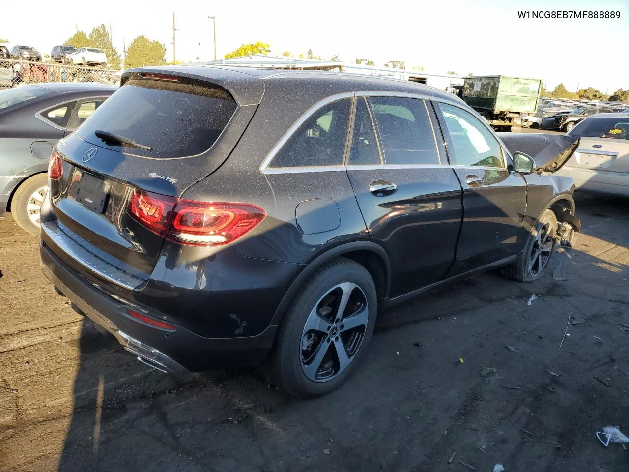 2021 Mercedes-Benz Glc 300 4Matic VIN: W1N0G8EB7MF888889 Lot: 77476184