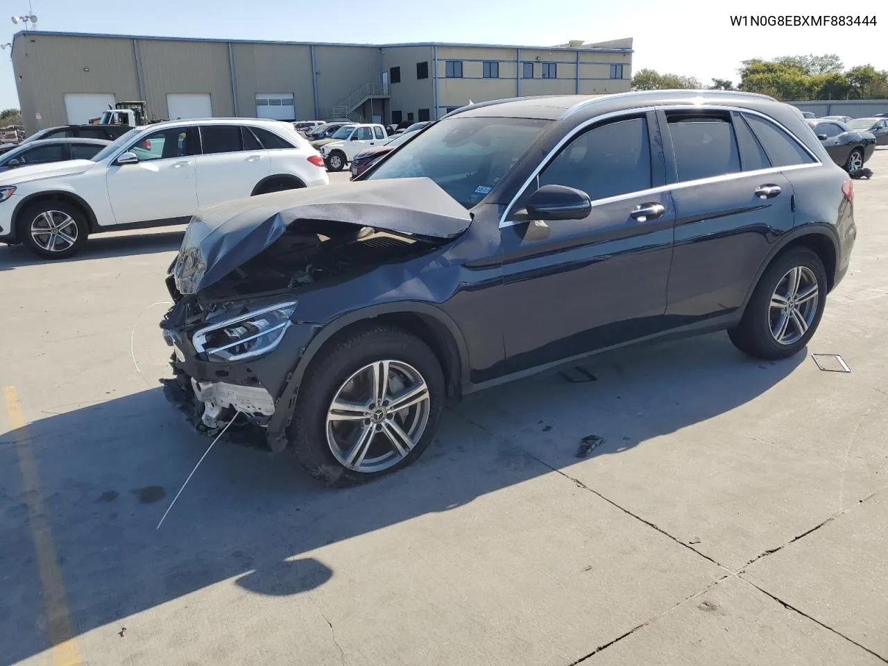 2021 Mercedes-Benz Glc 300 4Matic VIN: W1N0G8EBXMF883444 Lot: 77522914