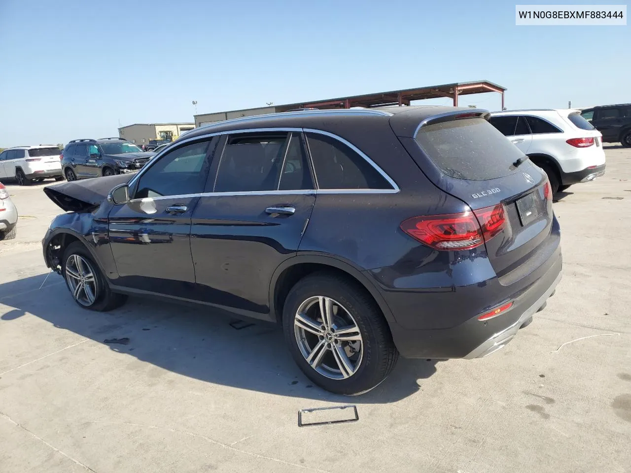 2021 Mercedes-Benz Glc 300 4Matic VIN: W1N0G8EBXMF883444 Lot: 77522914