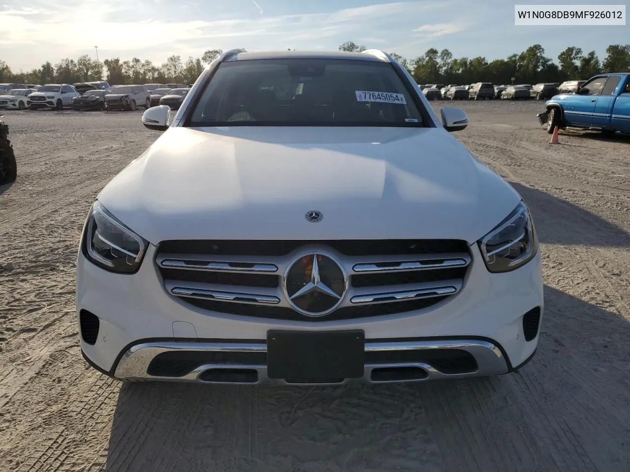 2021 Mercedes-Benz Glc 300 VIN: W1N0G8DB9MF926012 Lot: 77645054