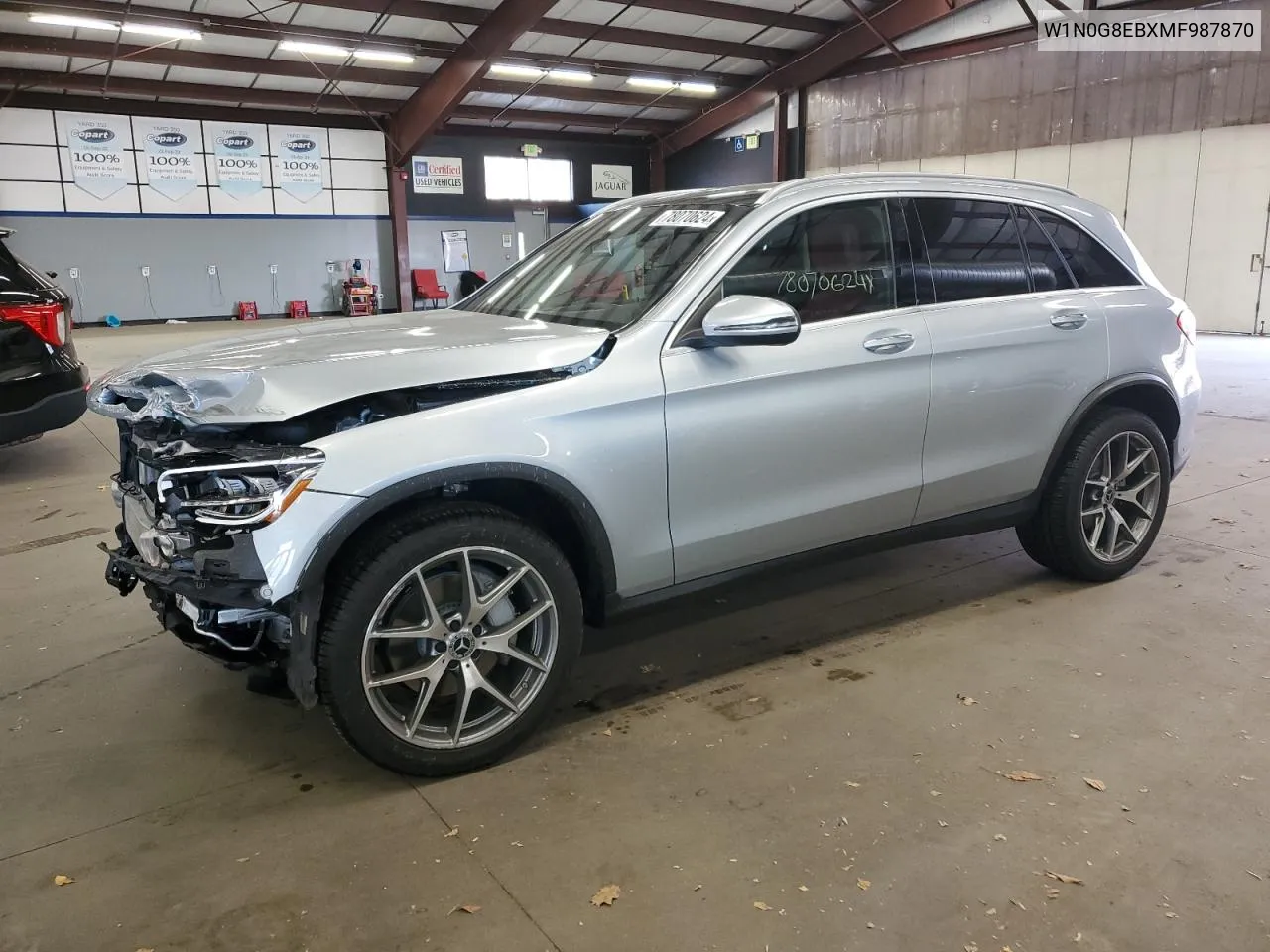 2021 Mercedes-Benz Glc 300 4Matic VIN: W1N0G8EBXMF987870 Lot: 78070624