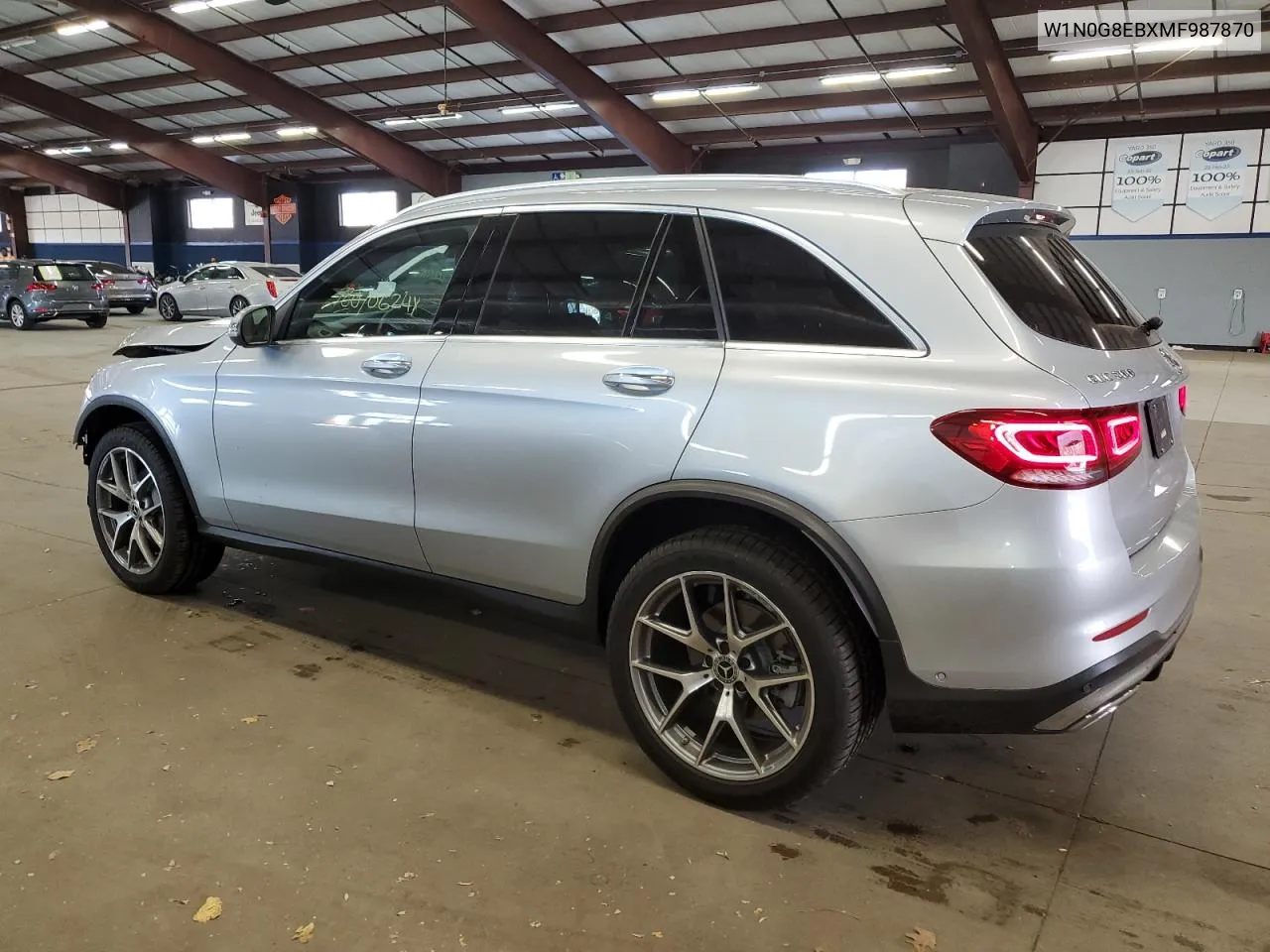 2021 Mercedes-Benz Glc 300 4Matic VIN: W1N0G8EBXMF987870 Lot: 78070624