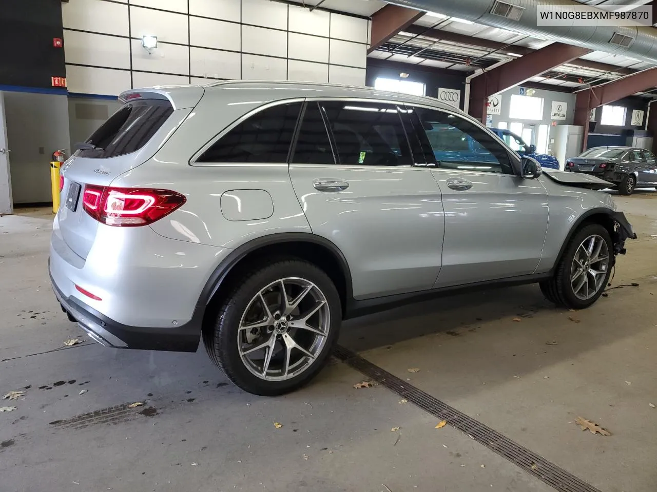 2021 Mercedes-Benz Glc 300 4Matic VIN: W1N0G8EBXMF987870 Lot: 78070624