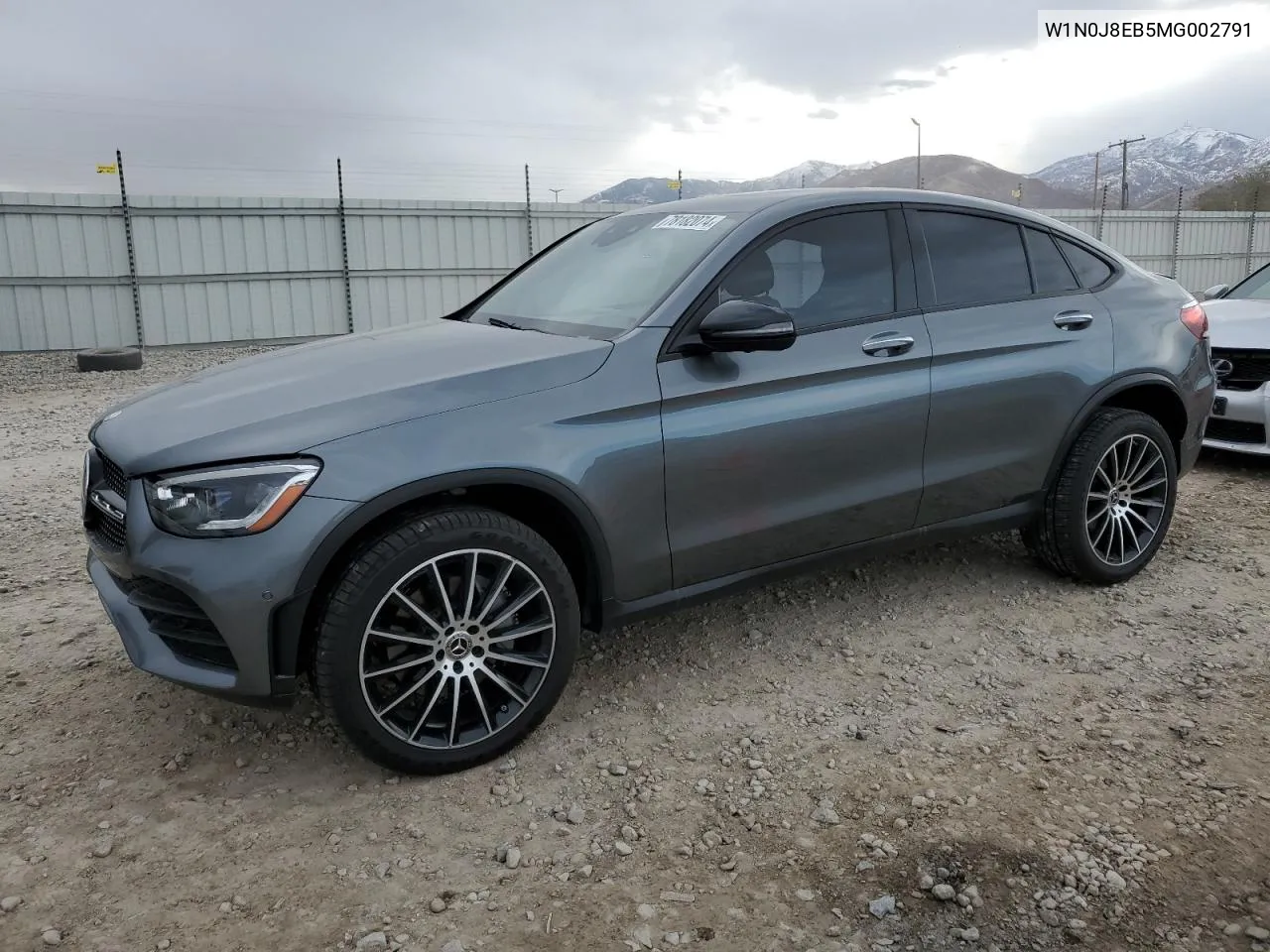 2021 Mercedes-Benz Glc Coupe 300 4Matic VIN: W1N0J8EB5MG002791 Lot: 78182074