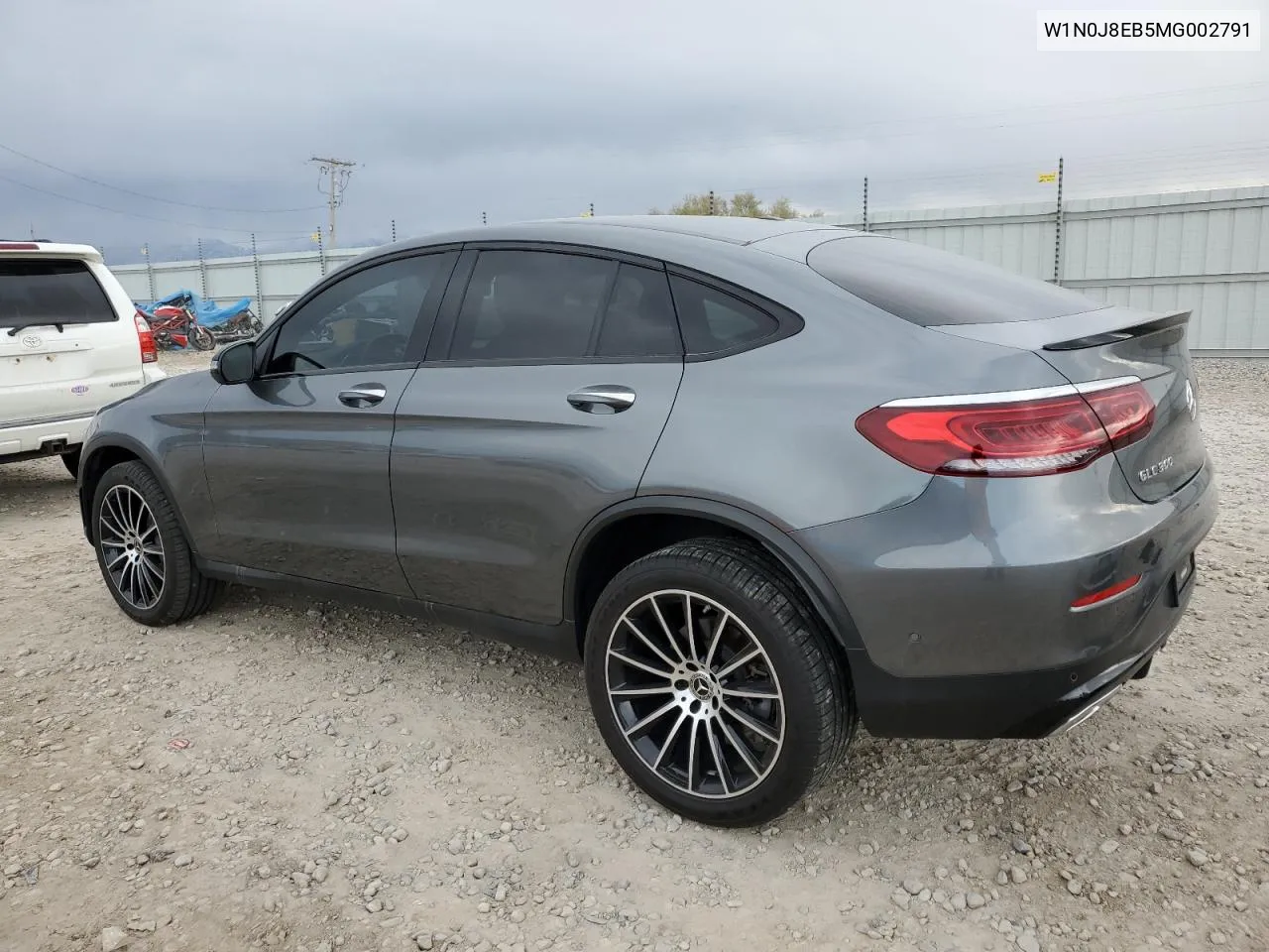 2021 Mercedes-Benz Glc Coupe 300 4Matic VIN: W1N0J8EB5MG002791 Lot: 78182074