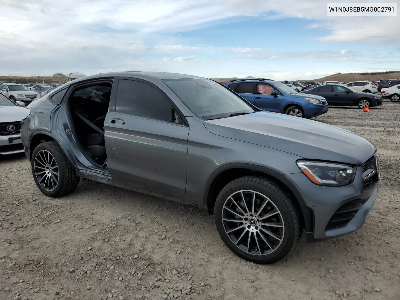 2021 Mercedes-Benz Glc Coupe 300 4Matic VIN: W1N0J8EB5MG002791 Lot: 78182074