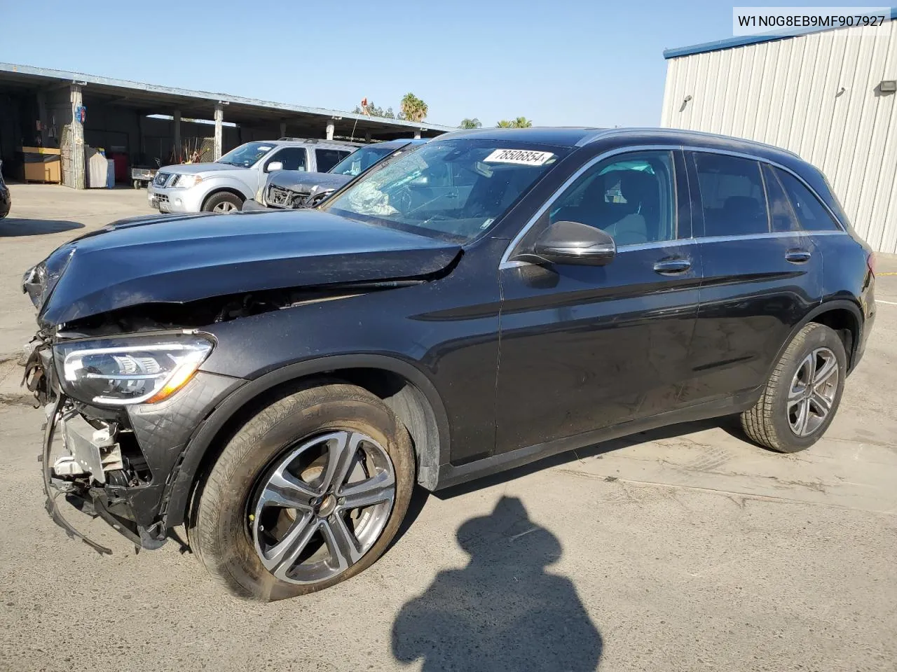 2021 Mercedes-Benz Glc 300 4Matic VIN: W1N0G8EB9MF907927 Lot: 78506854