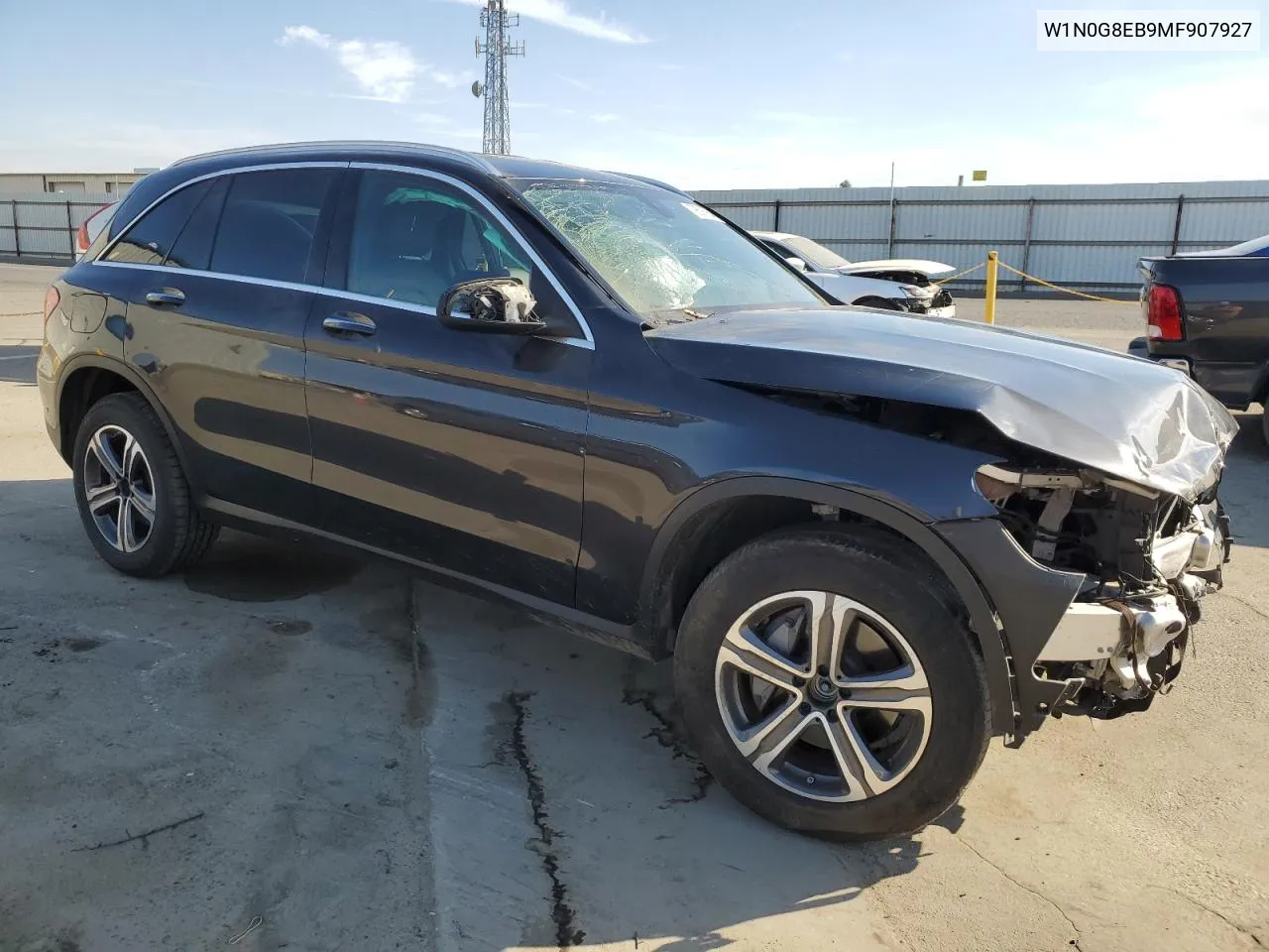 2021 Mercedes-Benz Glc 300 4Matic VIN: W1N0G8EB9MF907927 Lot: 78506854