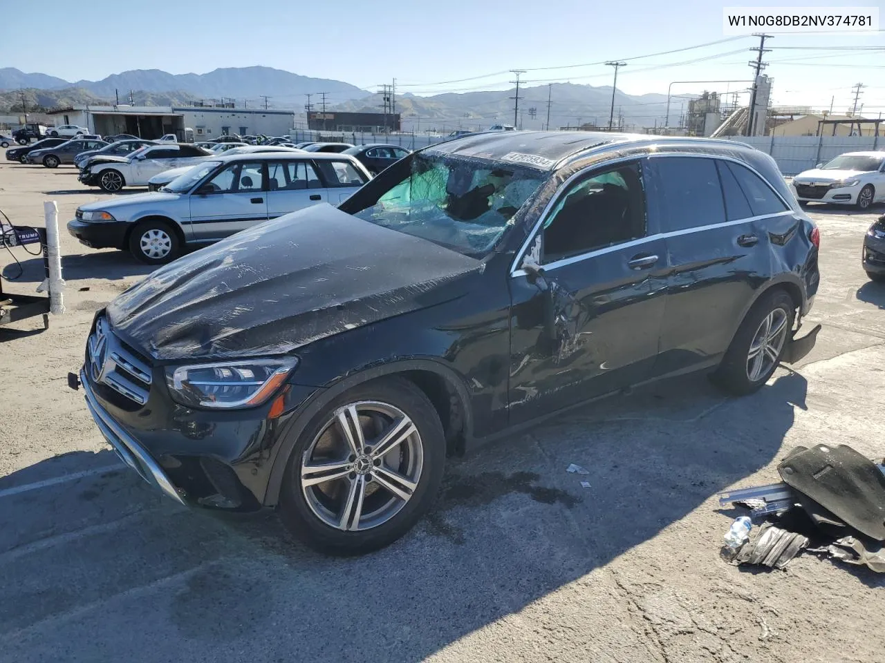 2022 Mercedes-Benz Glc 300 VIN: W1N0G8DB2NV374781 Lot: 47825934