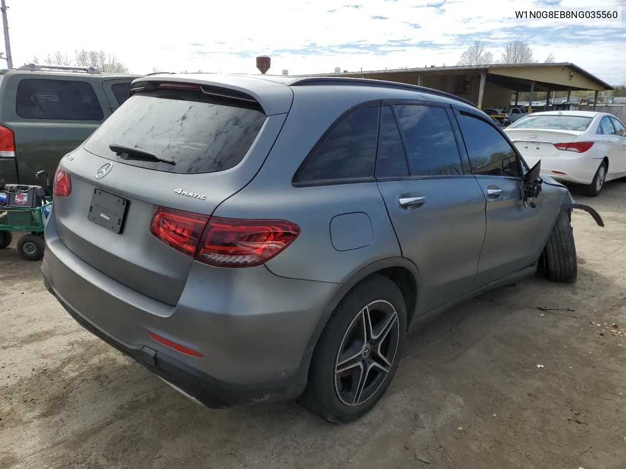 2022 Mercedes-Benz Glc 300 4Matic VIN: W1N0G8EB8NG035560 Lot: 51049244