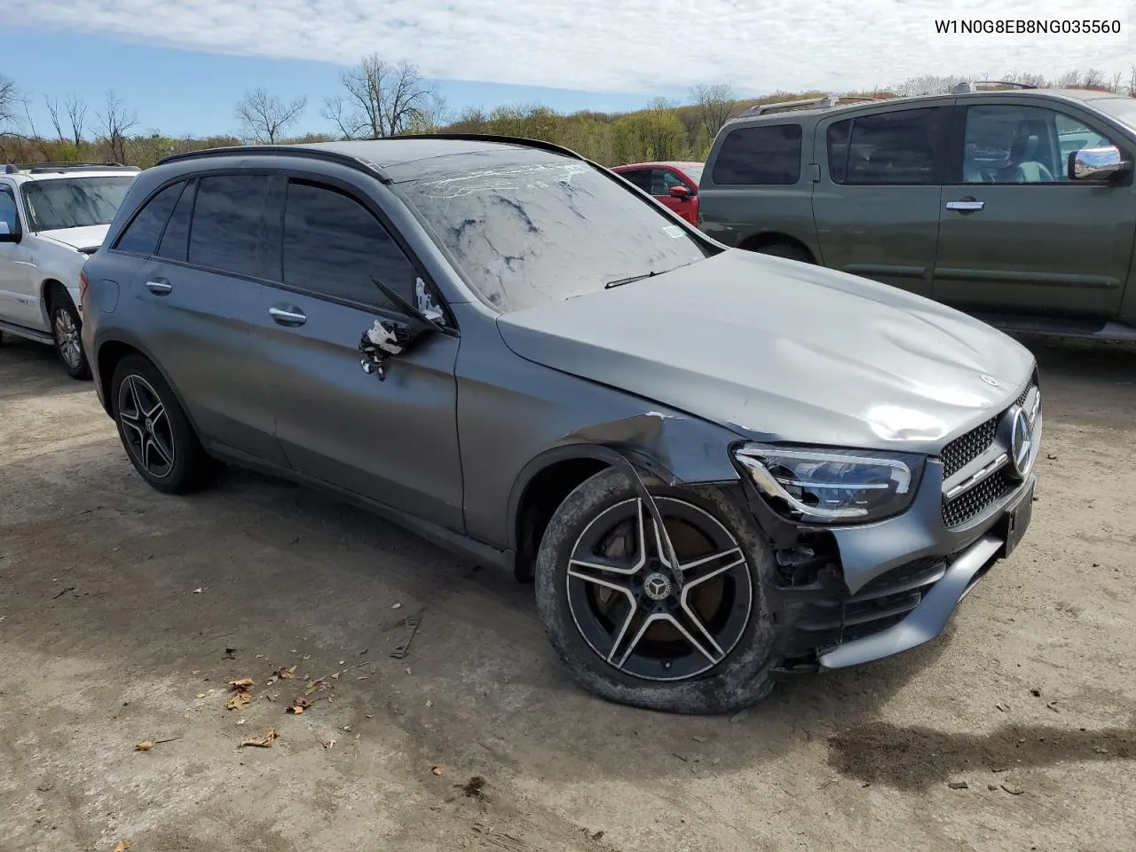 2022 Mercedes-Benz Glc 300 4Matic VIN: W1N0G8EB8NG035560 Lot: 51049244