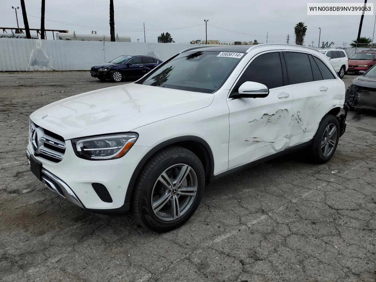 2022 Mercedes-Benz Glc 300 VIN: W1N0G8DB9NV399063 Lot: 55656114