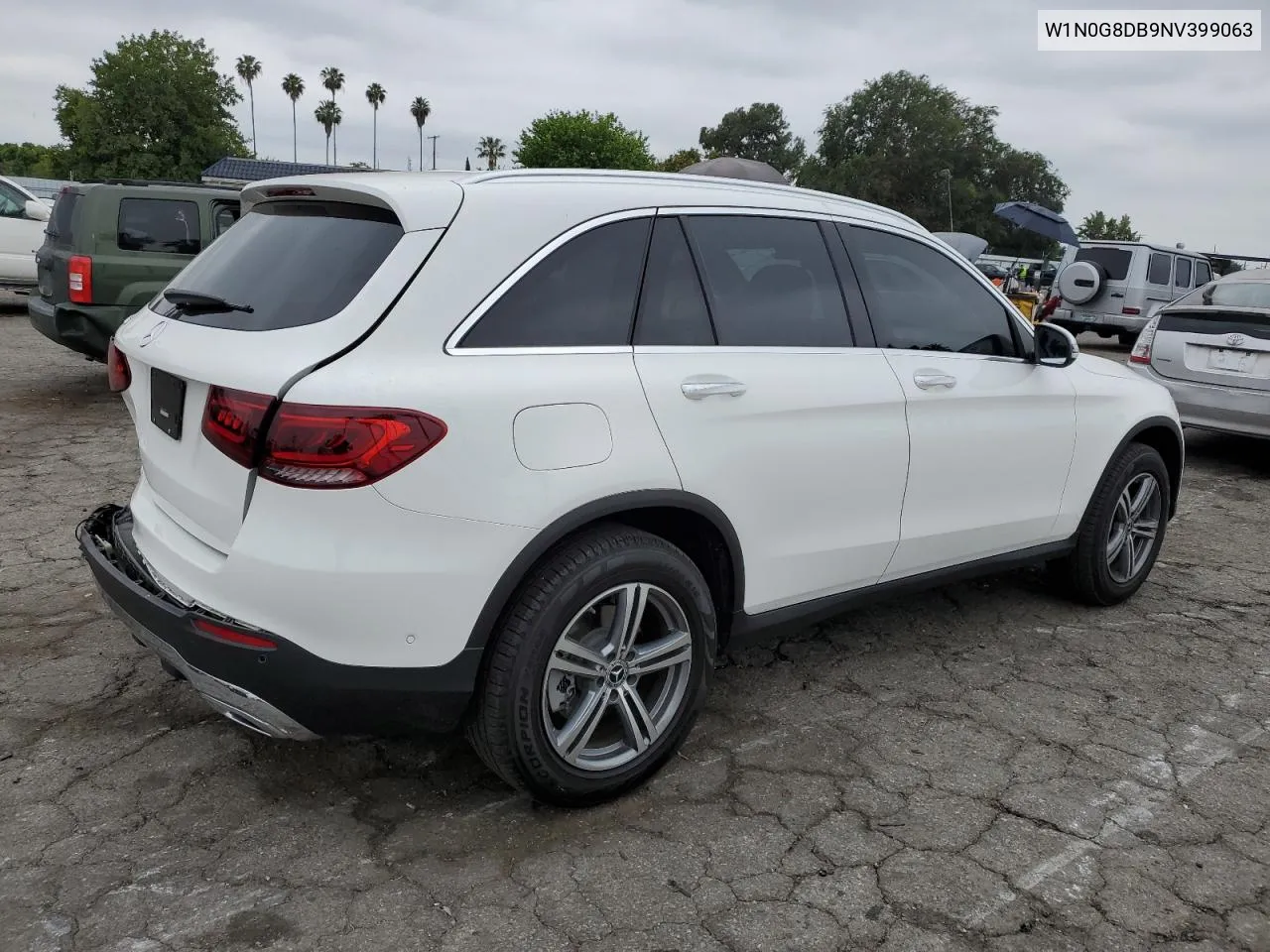 2022 Mercedes-Benz Glc 300 VIN: W1N0G8DB9NV399063 Lot: 55656114