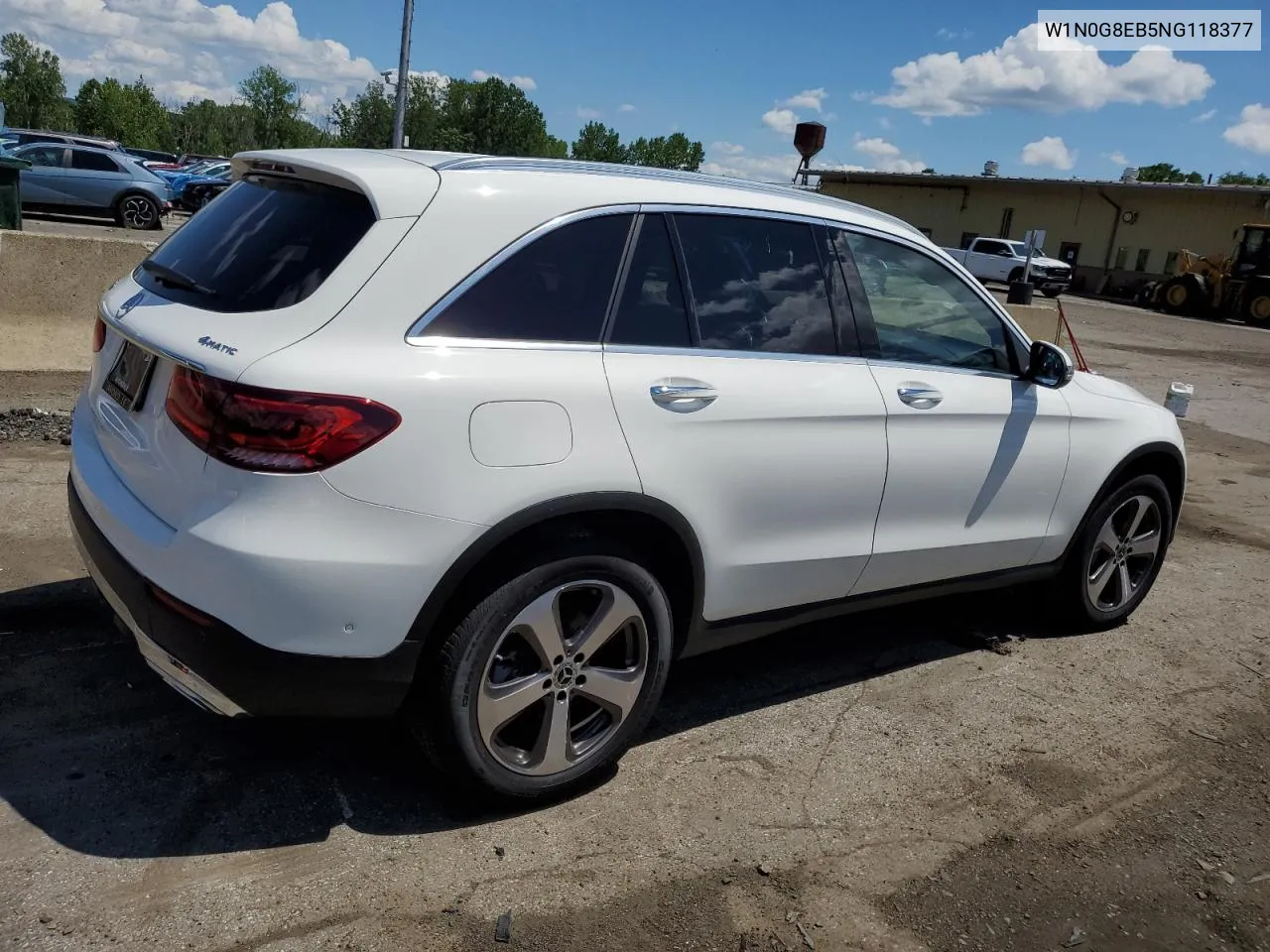 2022 Mercedes-Benz Glc 300 4Matic VIN: W1N0G8EB5NG118377 Lot: 60319234