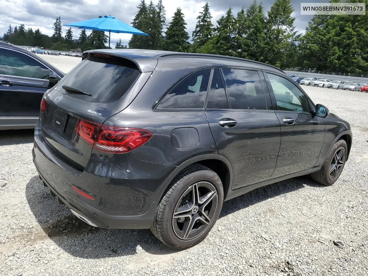 2022 Mercedes-Benz Glc 300 4Matic VIN: W1N0G8EB9NV391673 Lot: 60968874