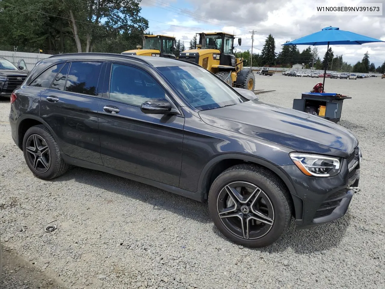 2022 Mercedes-Benz Glc 300 4Matic VIN: W1N0G8EB9NV391673 Lot: 60968874