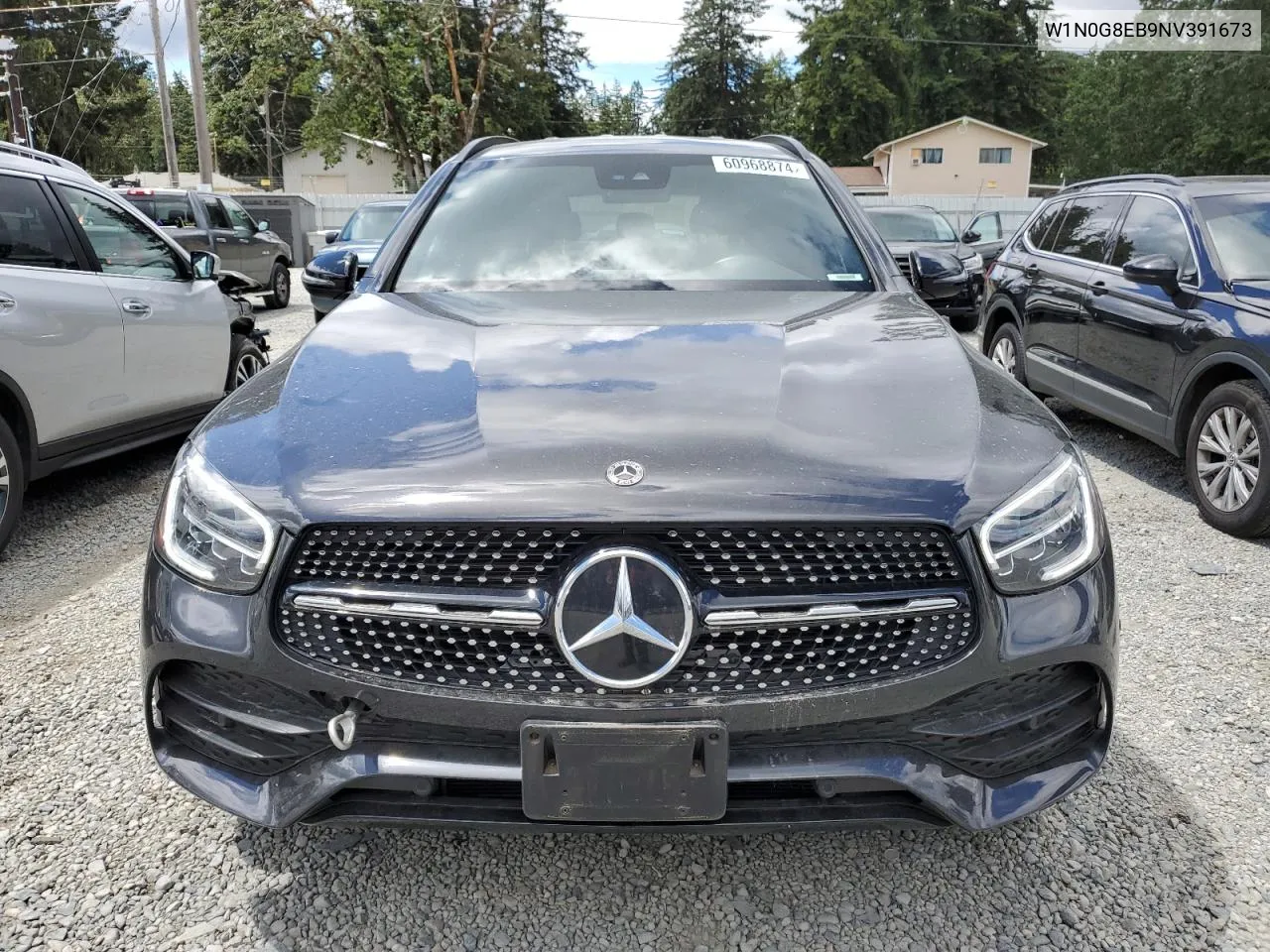 2022 Mercedes-Benz Glc 300 4Matic VIN: W1N0G8EB9NV391673 Lot: 60968874