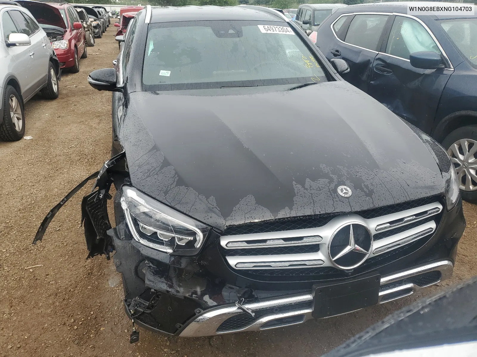 2022 Mercedes-Benz Glc 300 4Matic VIN: W1N0G8EBXNG104703 Lot: 64973304