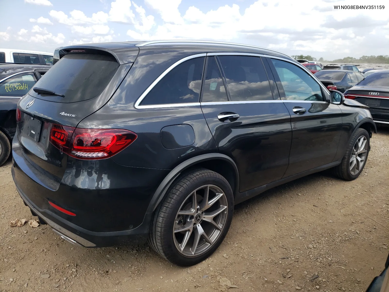 2022 Mercedes-Benz Glc 300 4Matic VIN: W1N0G8EB4NV351159 Lot: 66499654