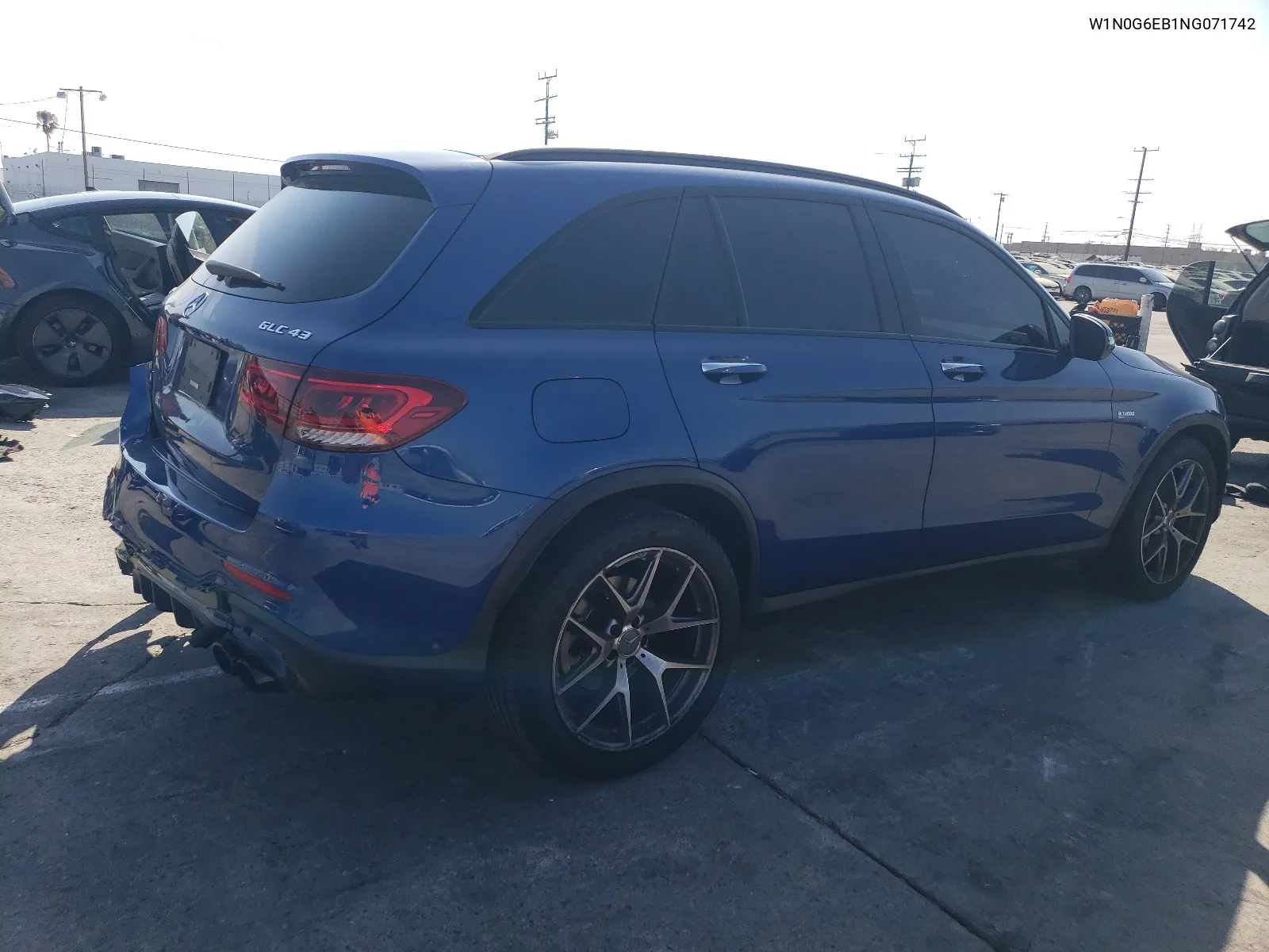 2022 Mercedes-Benz Glc 43 4Matic Amg VIN: W1N0G6EB1NG071742 Lot: 66586814