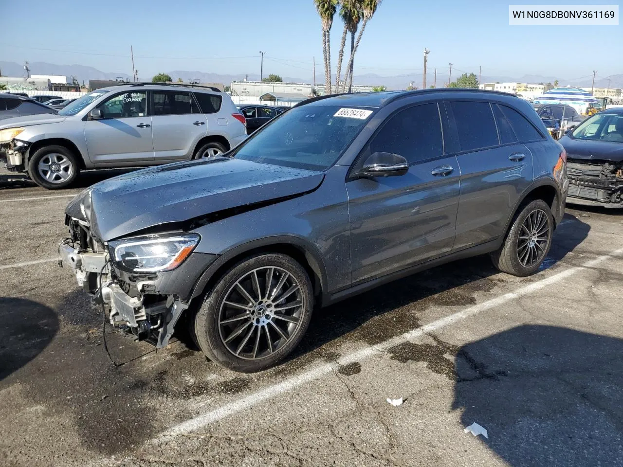 2022 Mercedes-Benz Glc 300 VIN: W1N0G8DB0NV361169 Lot: 66628474